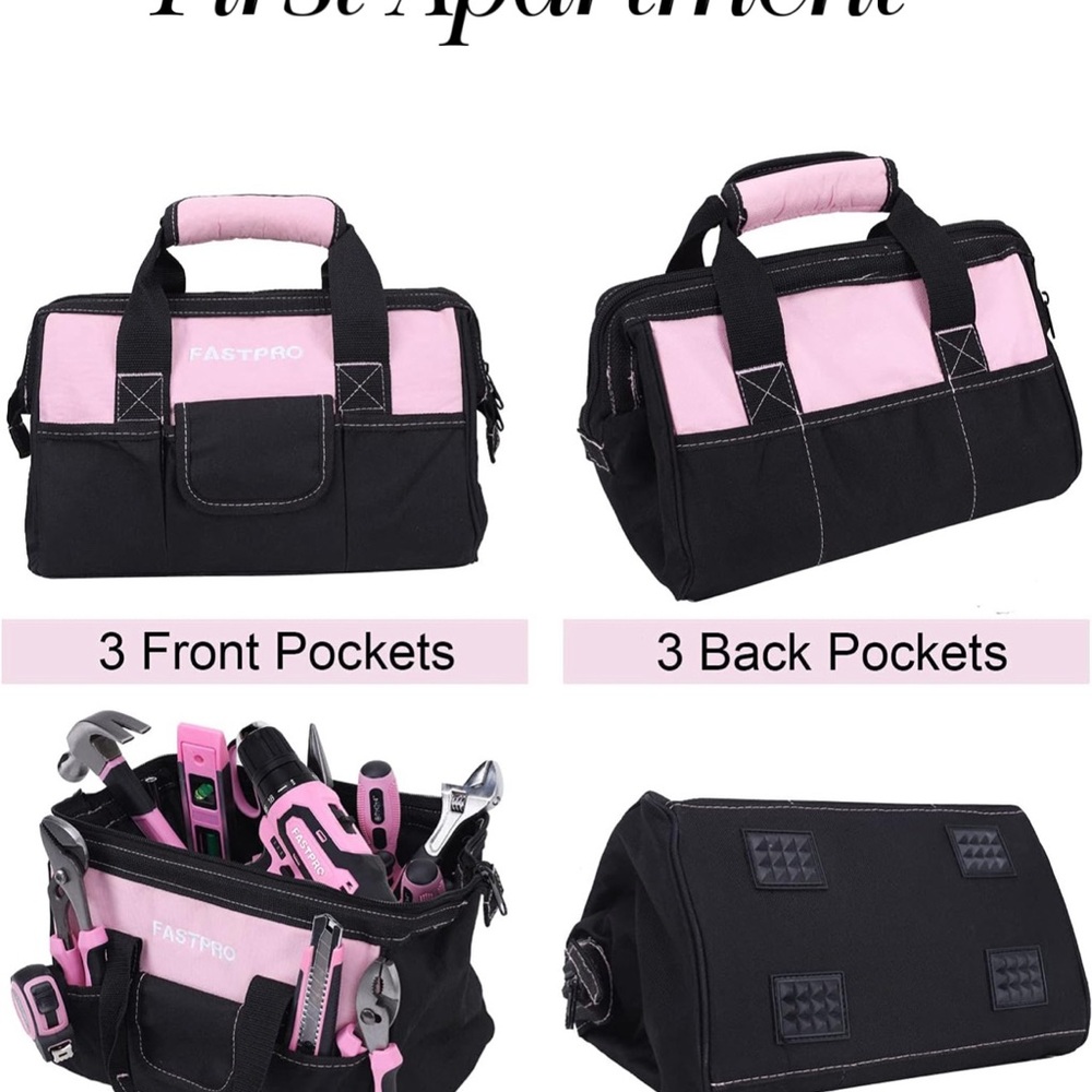 Pink and Black Home Tool Kit - Picture 5 of 9
